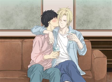 - You're unpredictable as always - <b>Eiji</b> pointed - You're just too naive - <b>Ash</b> smirked and gone to the bed. . Ash x eiji lemon
